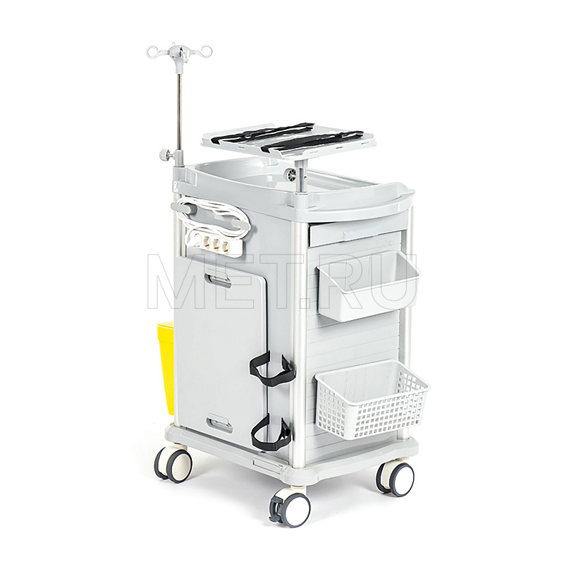 MET PSC-160 Тележка внутрибольничной скорой помощи с цветовой кодировкой